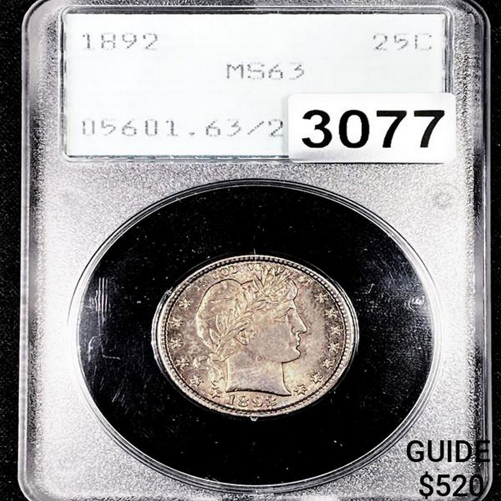 1892 Barber Quarter PCGS - MS63 (1 of 2)