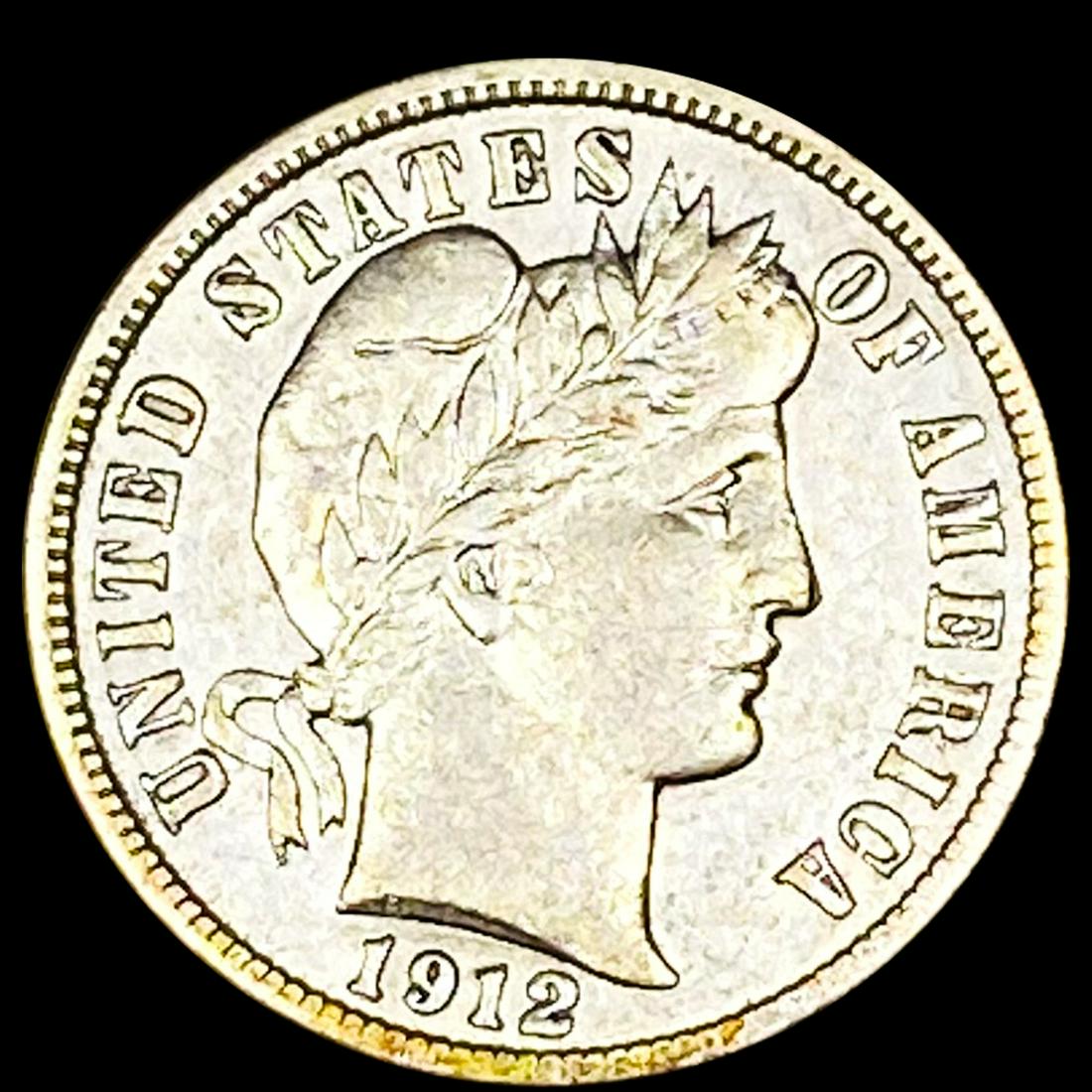 1912-S Barber Dime LIGHTLY CIRCULATED (1 of 2)