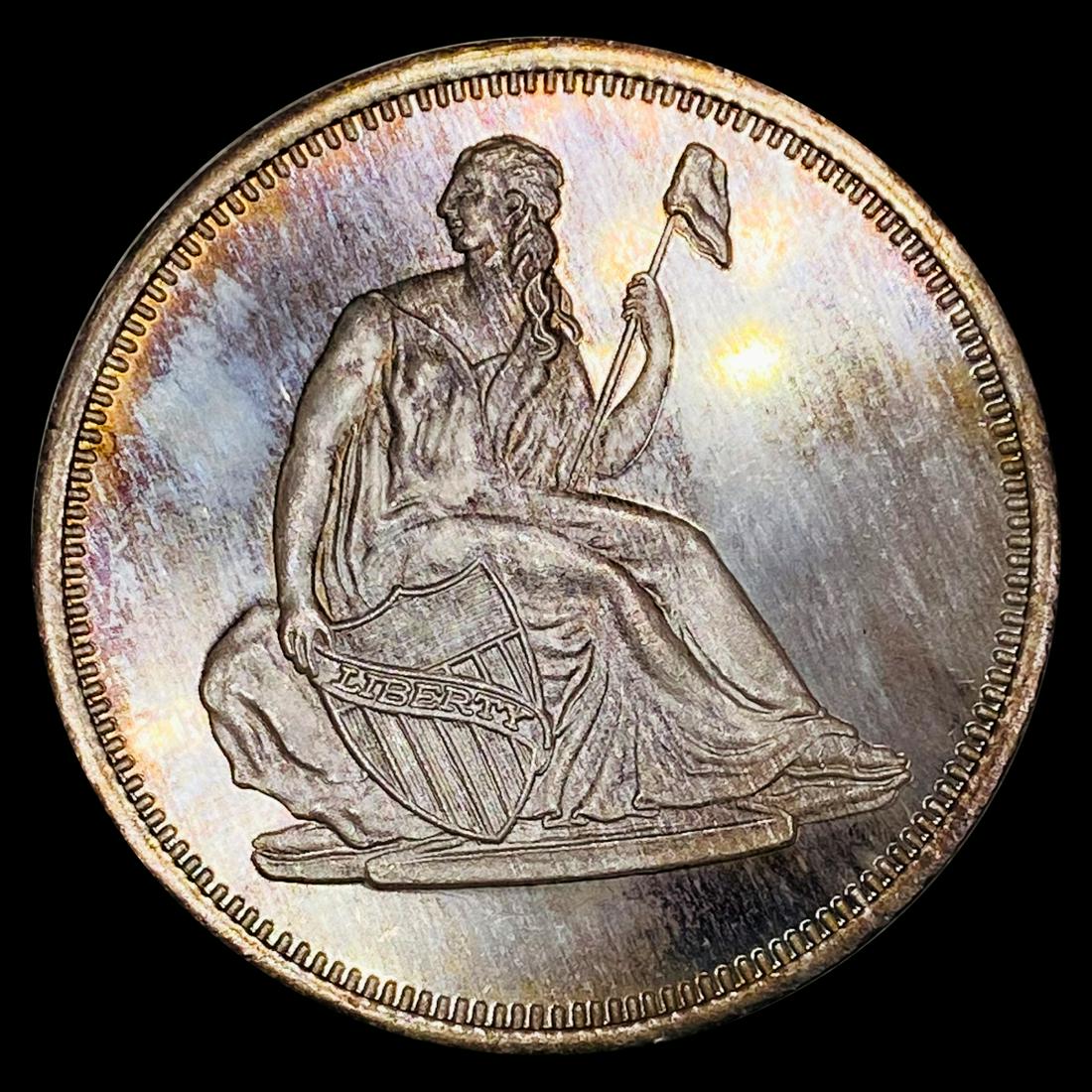 Seated Liberty 1oz Silver GEM PROOF (1 of 2)