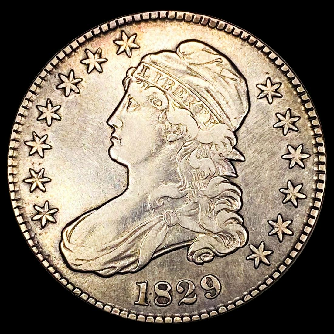 1829 Capped Bust Half Dollar NEARLY UNCIRCULATED (1 of 2)