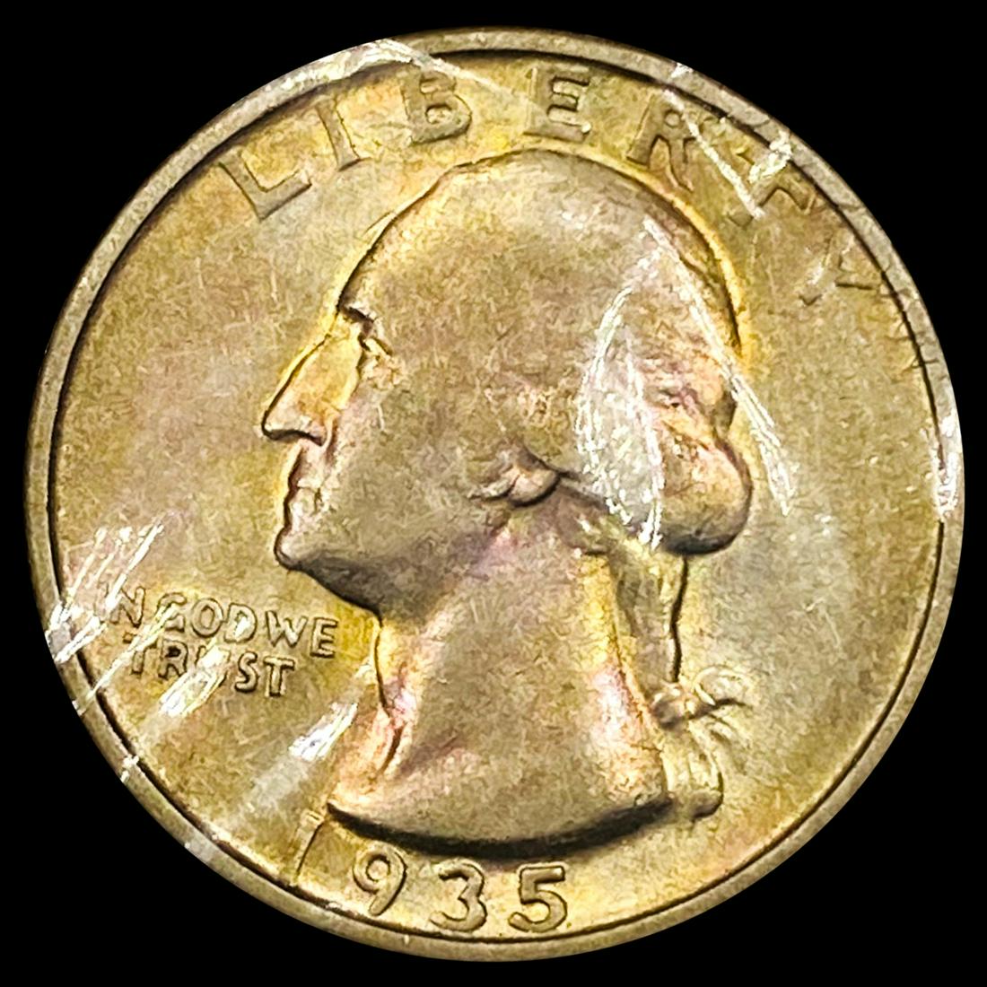 1935-D Washington Silver Quarter ABOUT (1 of 2)