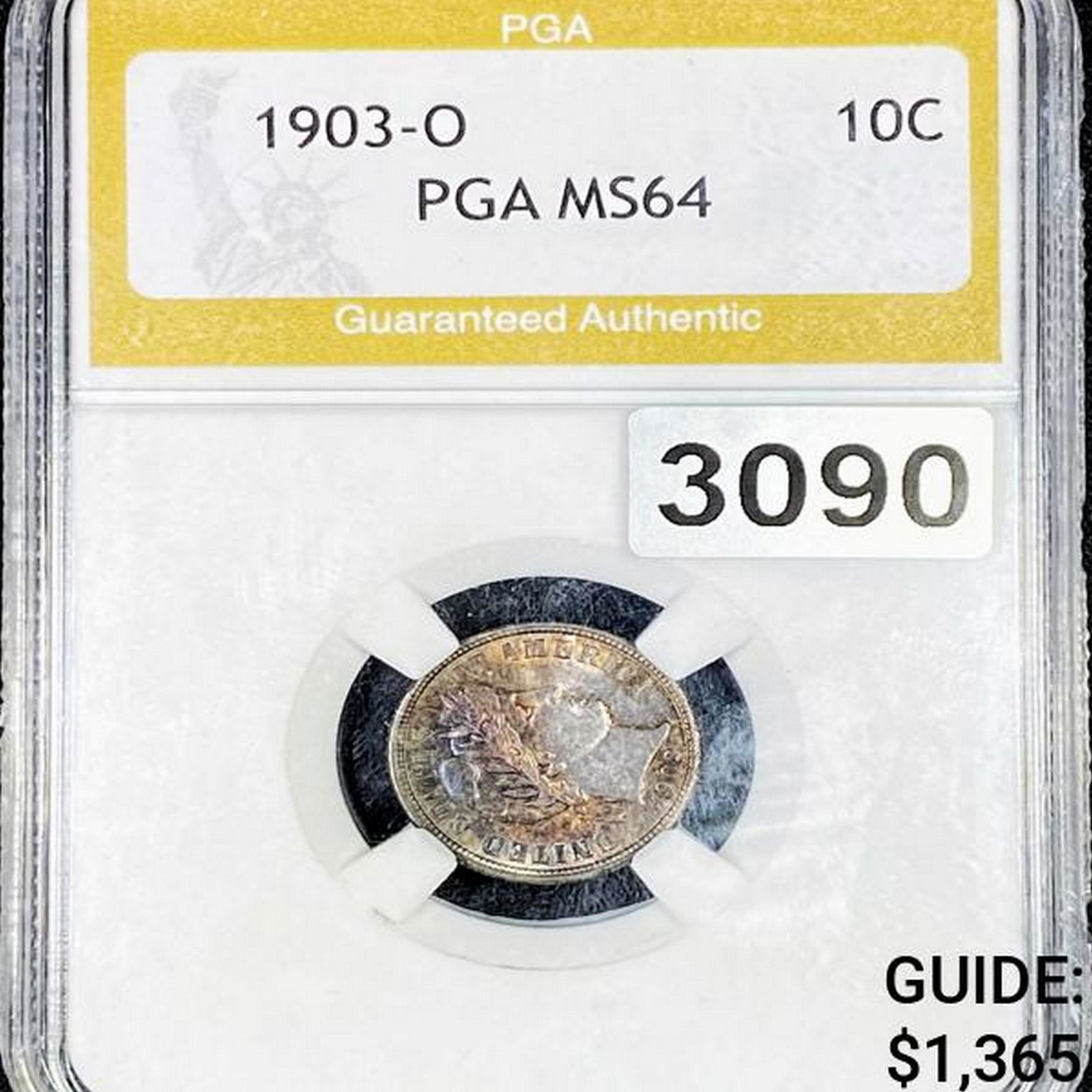 1903-O Barber Dime PGA - MS64 (1 of 2)