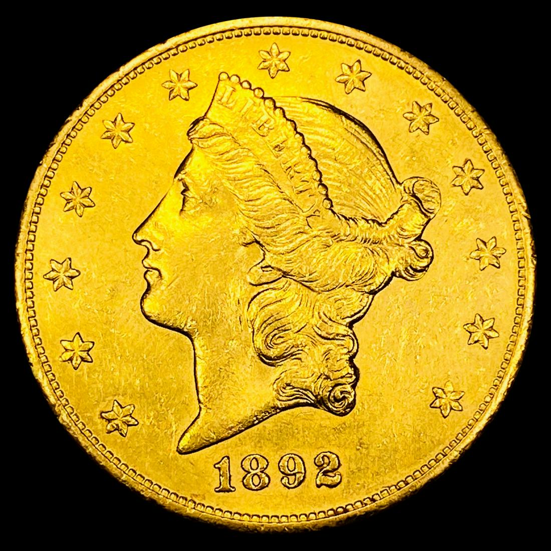 1892-S $20 Gold Double Eagle UNCIRCULATED (1 of 2)