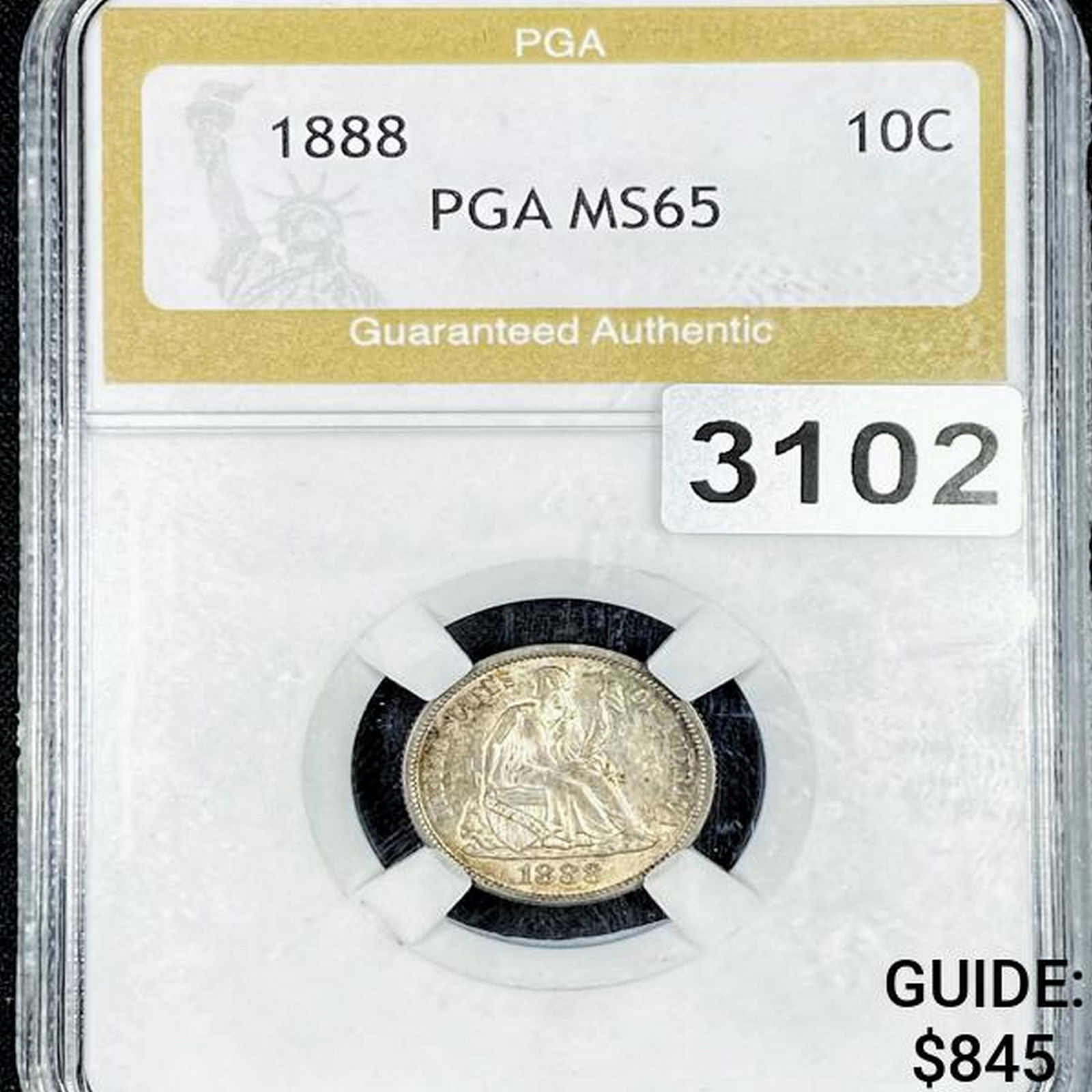 1888 Seated Liberty Dime PGA - MS65 (1 of 2)