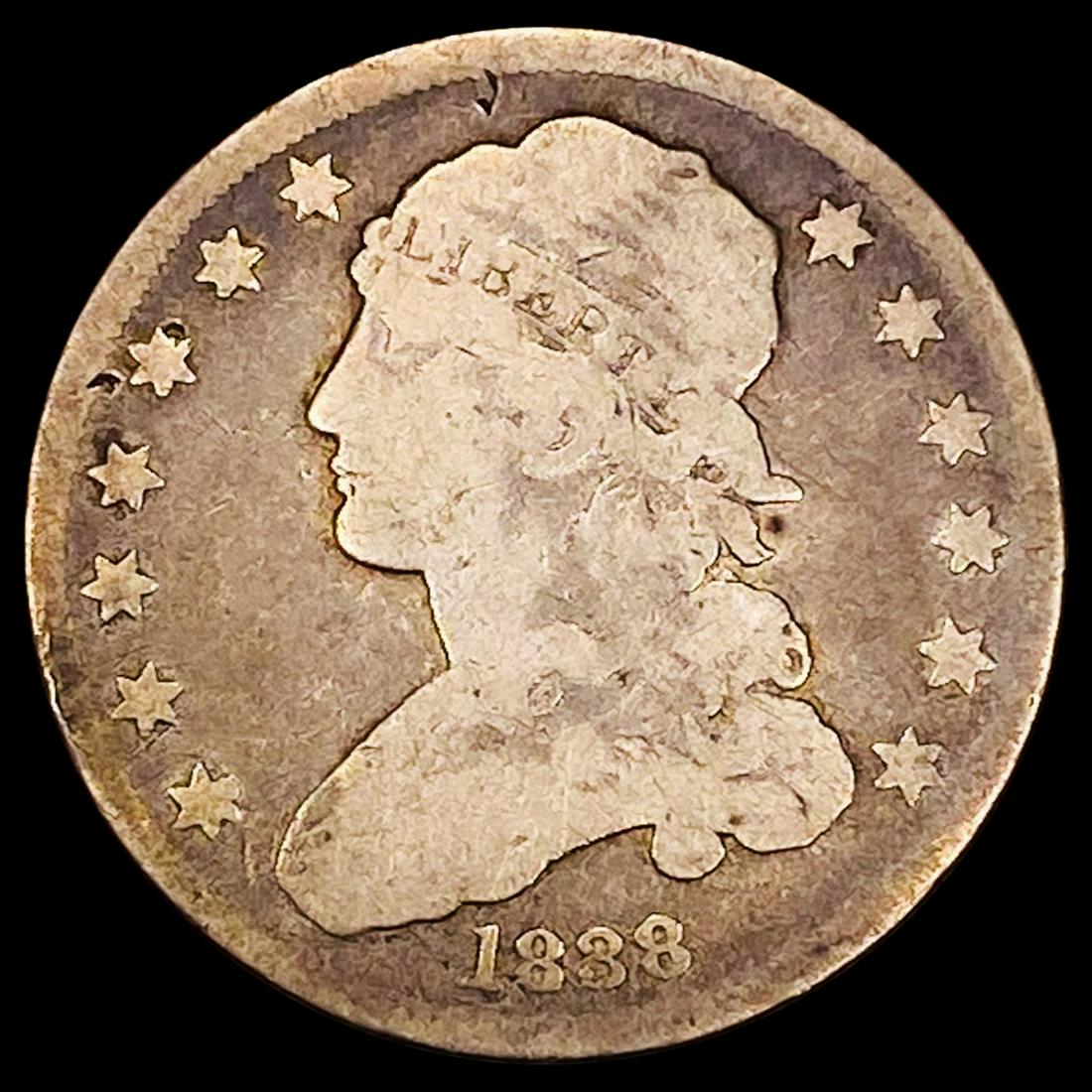 1838 Capped Bust Quarter NICELY CIRCULATED (1 of 2)