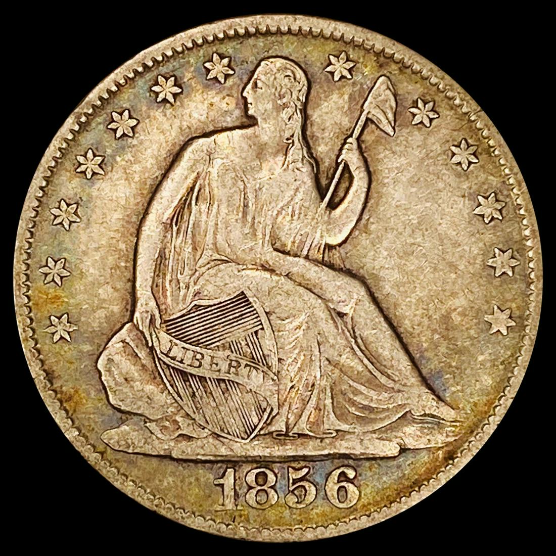 1856-O Seated Liberty Half Dollar LIGHTLY (1 of 2)