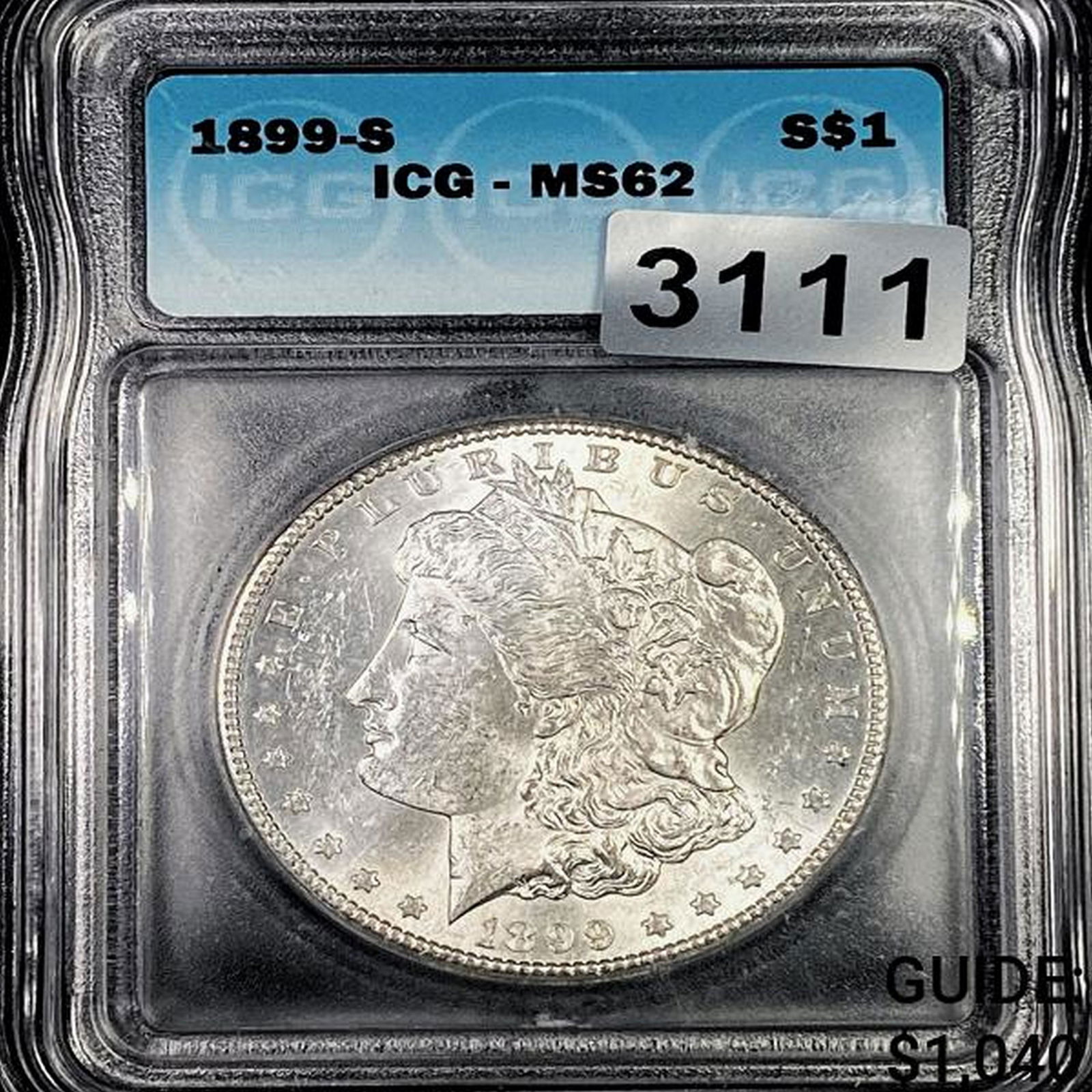 1899-S Morgan Silver Dollar ICG - MS62 (1 of 2)