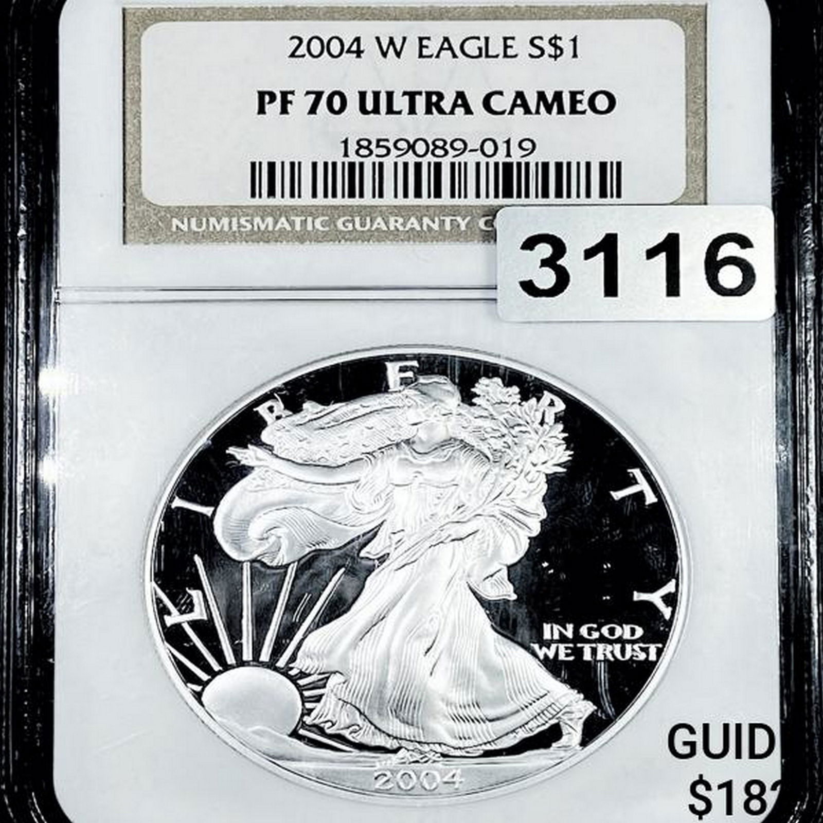 2004-W Silver Eagle Dollar NGC - PF70 Ultra Cam (1 of 2)