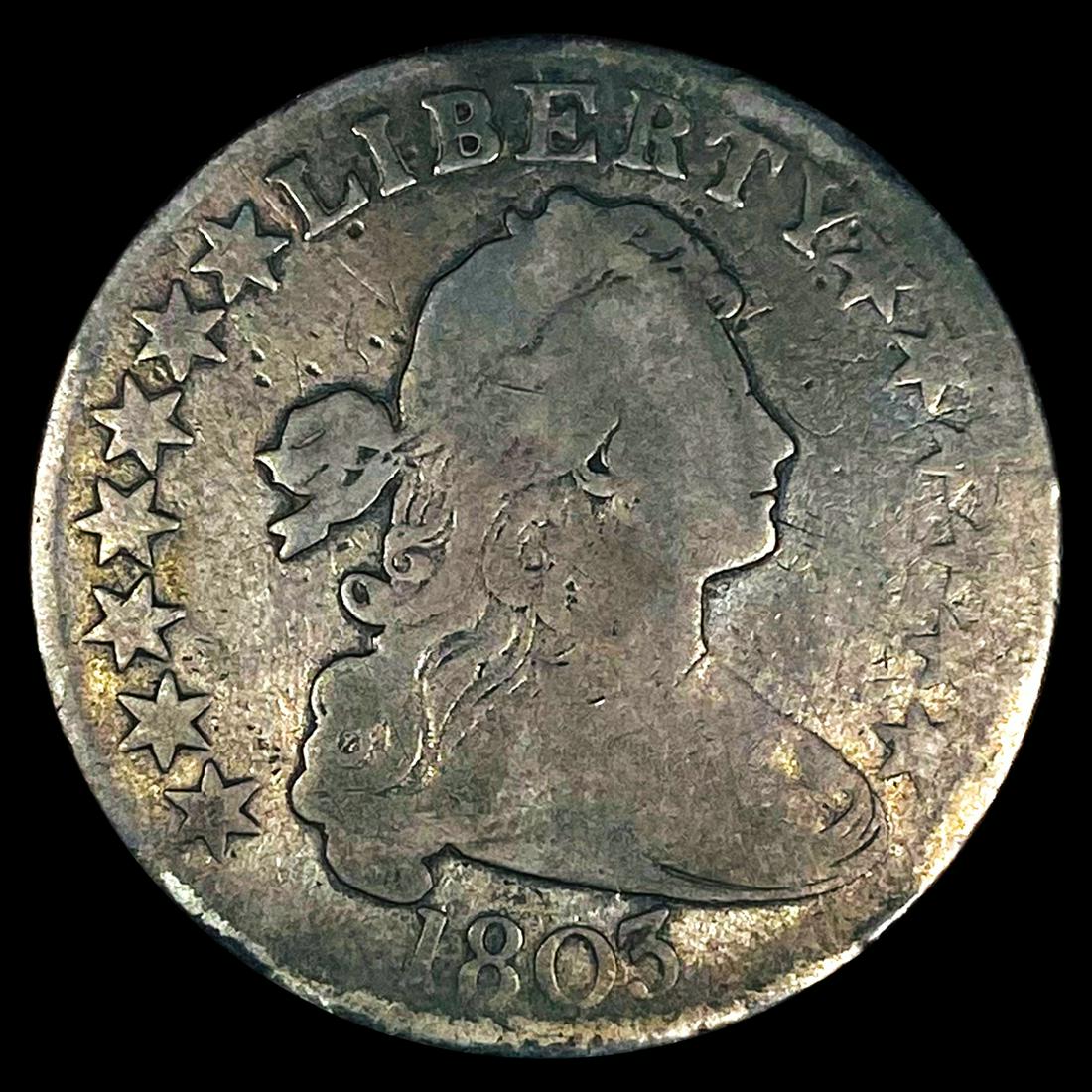 1803 Draped Bust Half Dollar NICELY CIRCULATED (1 of 2)