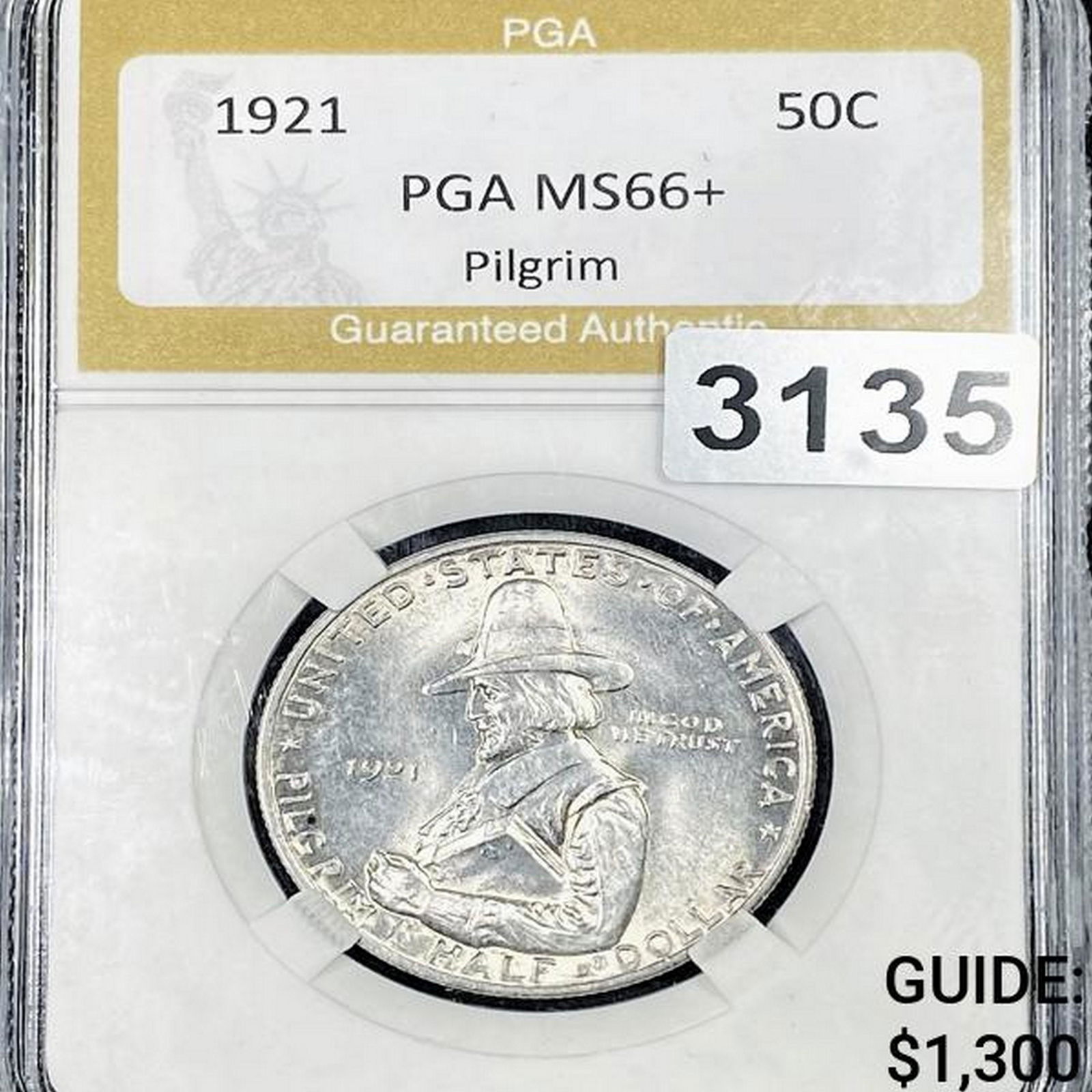 1921 Pilgrim Half Dollar PGA - MS66+ (1 of 2)
