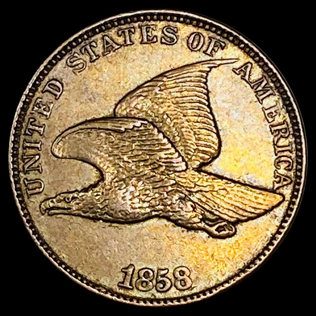 1858 Flying Eagle Cent CLOSELY UNCIRCULATED (1 of 2)