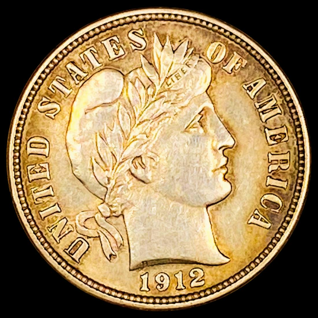 1912-D Barber Dime ABOUT UNCIRCULATED (1 of 2)