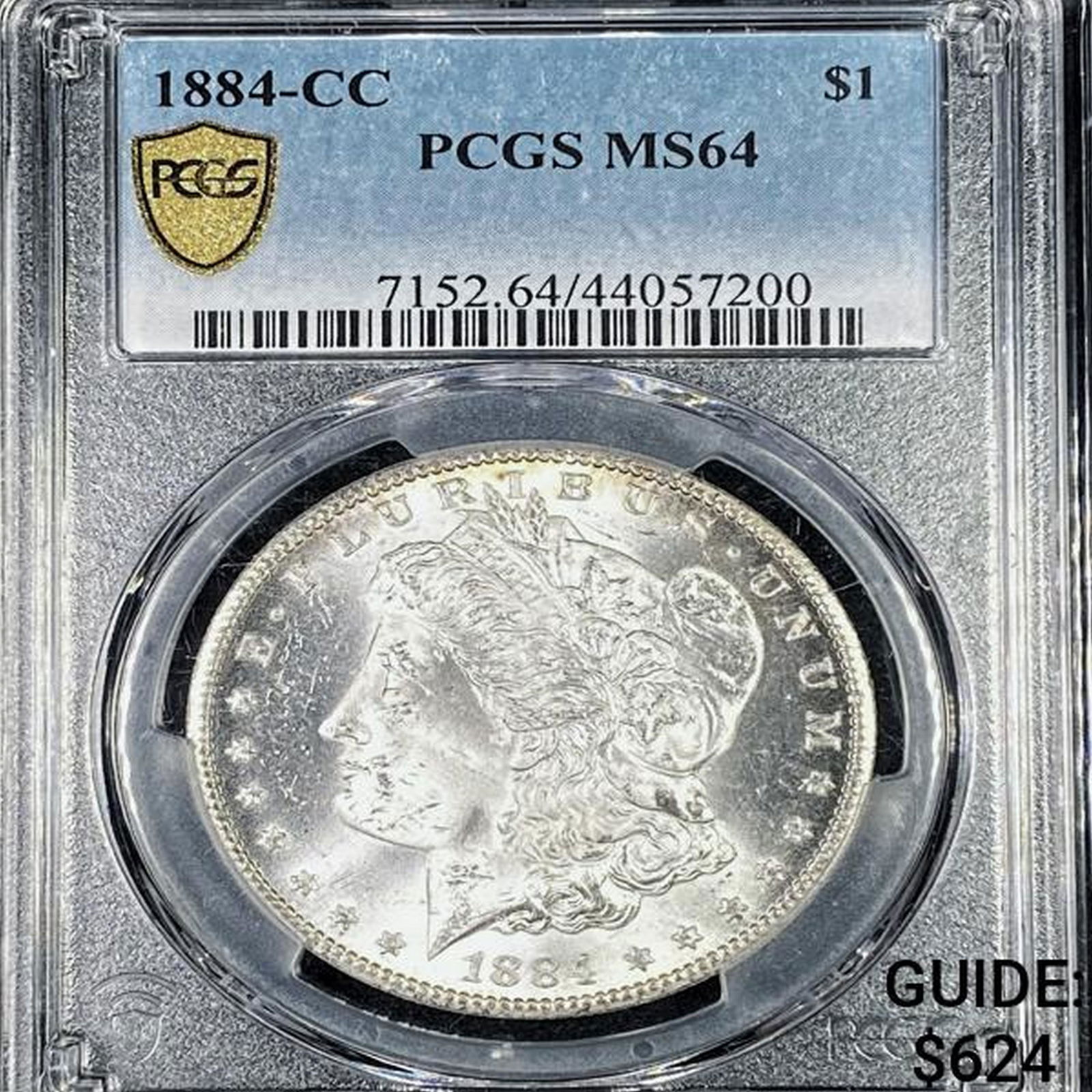 1884-CC Morgan Silver Dollar PCGS - MS64 (1 of 2)