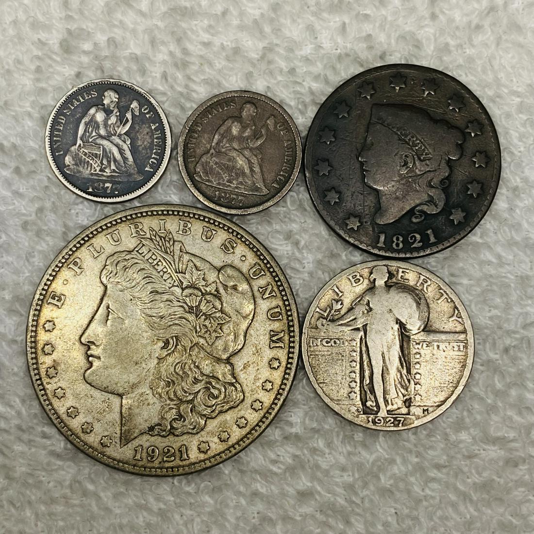 5 Misc Coins LIGHTLY CIRCULATED (1 of 2)