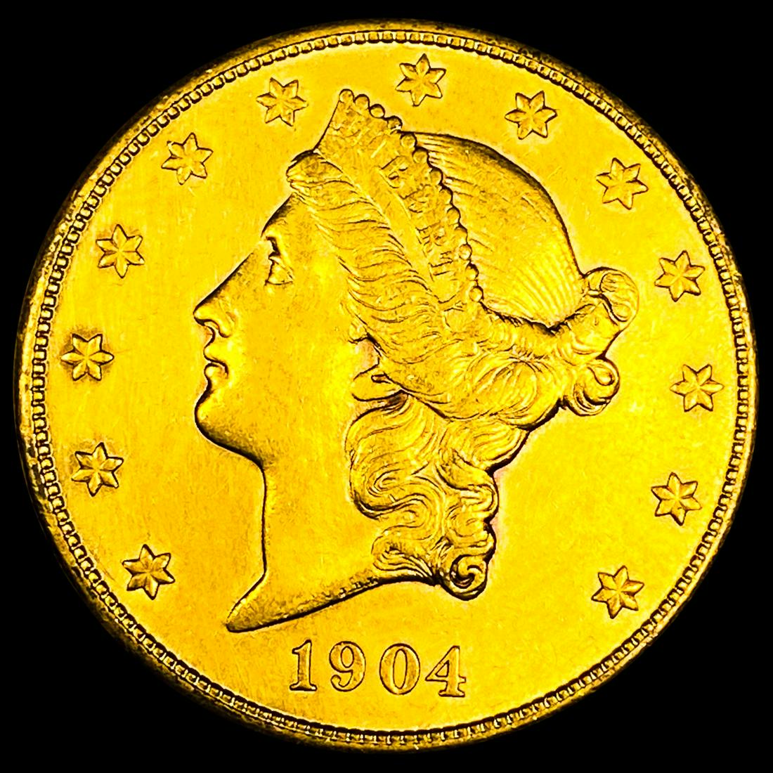 1904-S $20 Gold Double Eagle UNCIRCULATED (1 of 2)