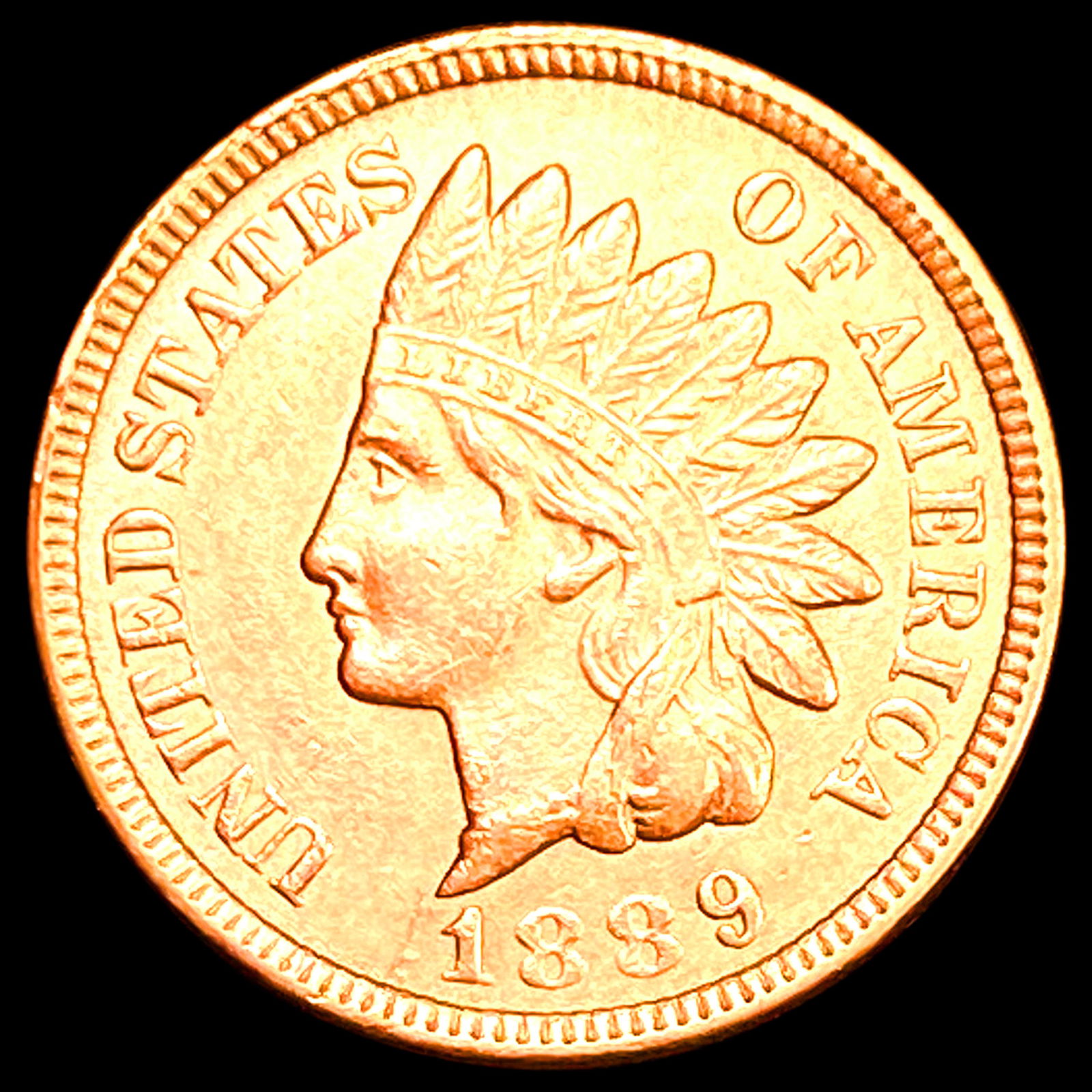 1889 Indian Head Cent UNCIRCULATED (1 of 2)