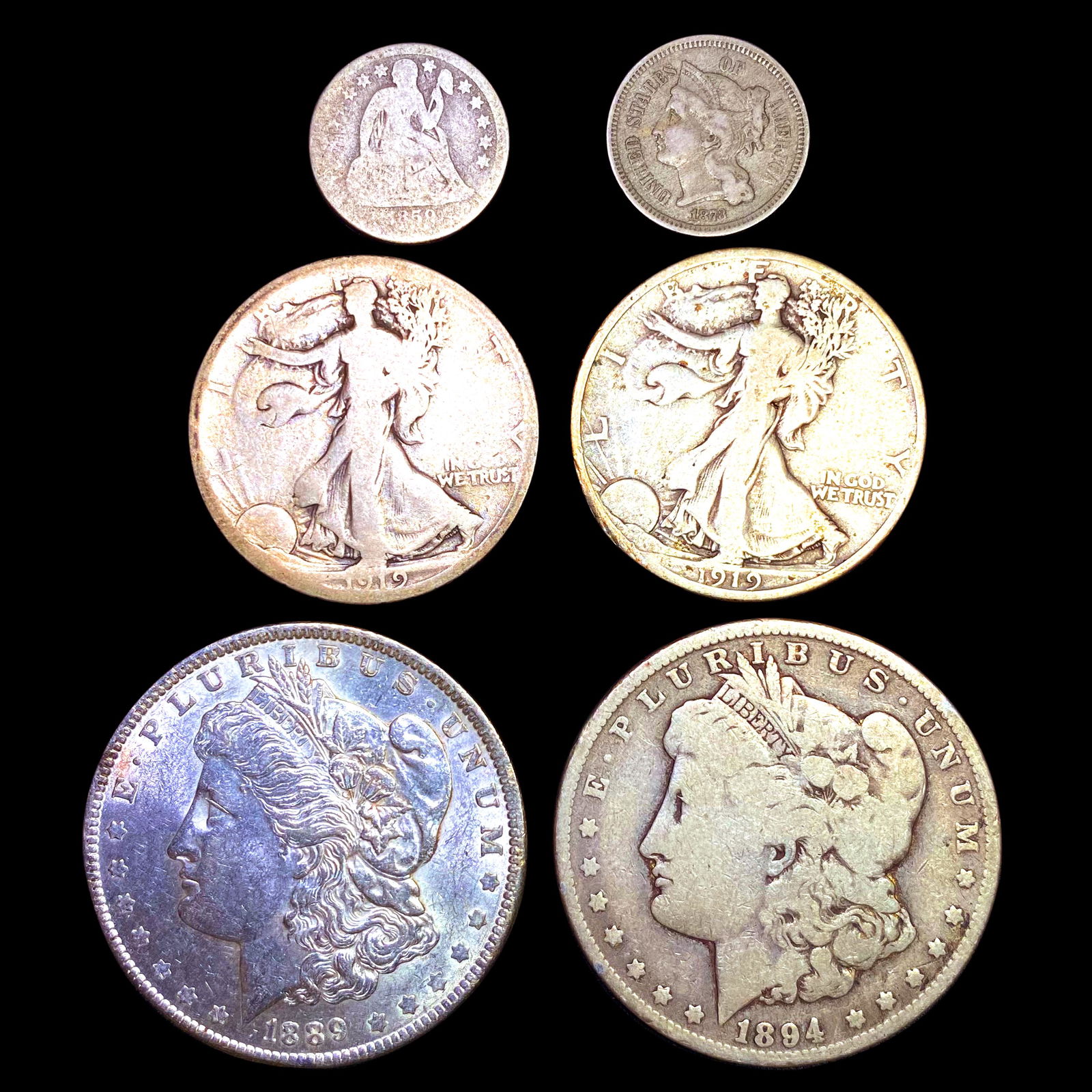 6 Misc Coins NICELY CIRCULATED (1 of 2)