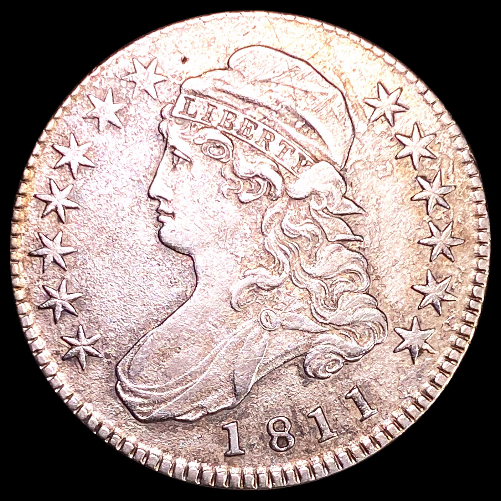 1811 Capped Bust Half Dollar ABOUT UNCIRCULATED (1 of 2)
