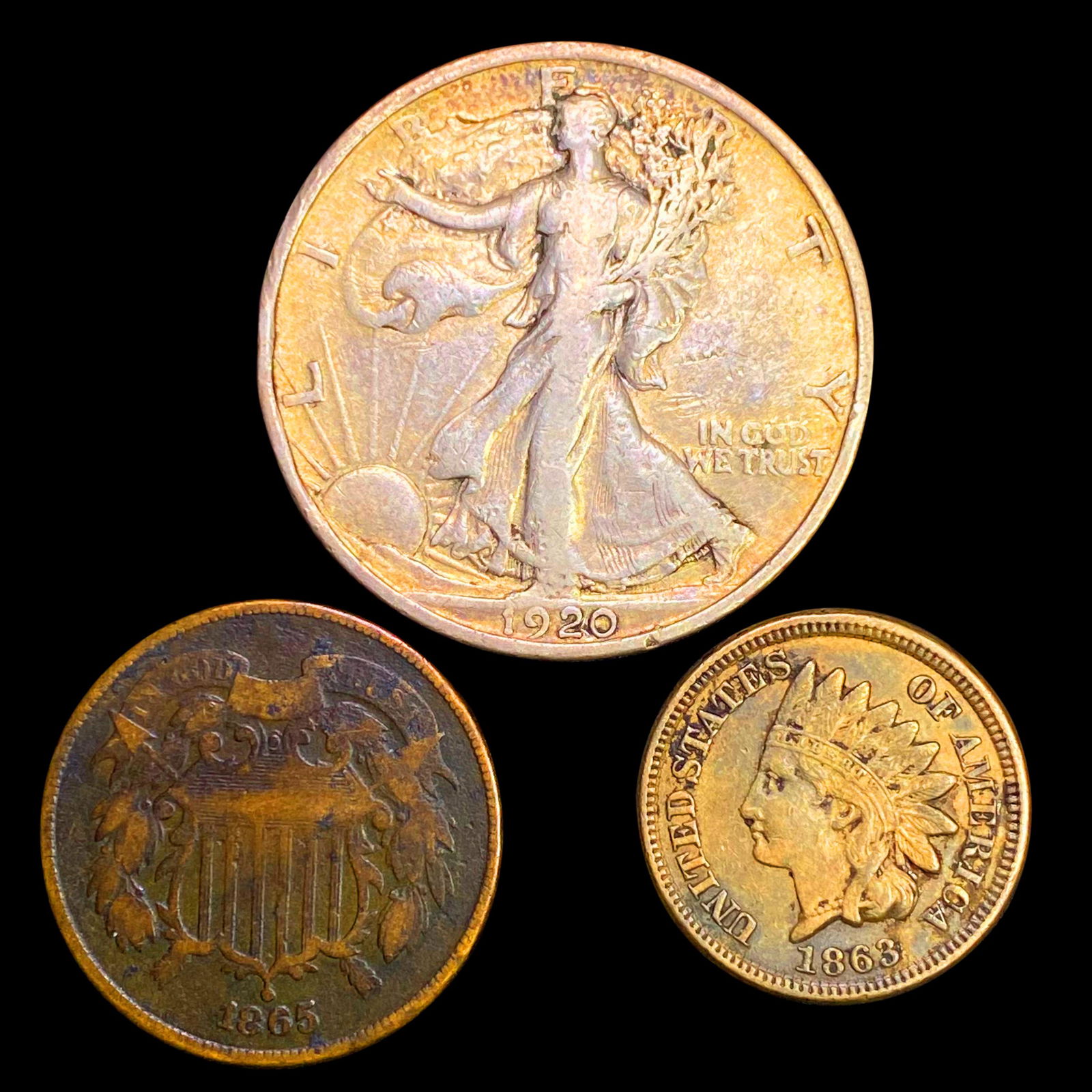 x3 Misc Coins LIGHTLY CIRCULATED (1 of 2)