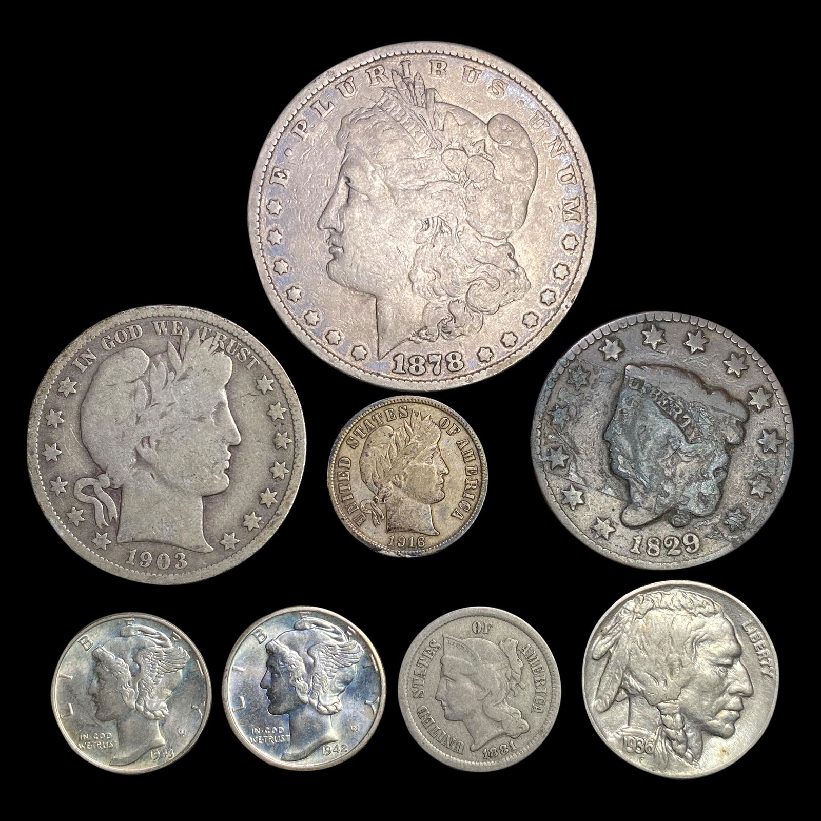 8 Misc Coins LIGHTLY CIRCULATED (1 of 2)
