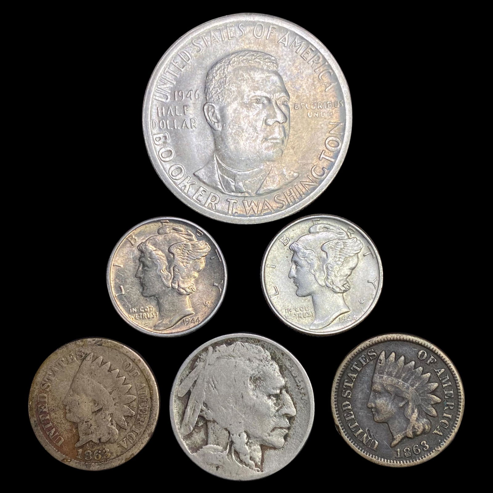 6 Misc Coins NEARLY UNCIRCULATED (1 of 2)