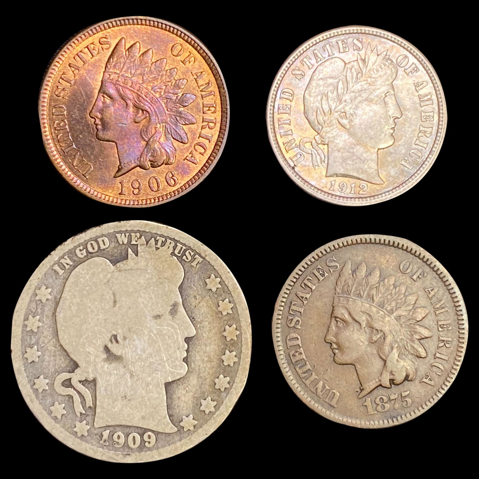 4 Misc Coins CLOSELY UNCIRCULATED (1 of 2)