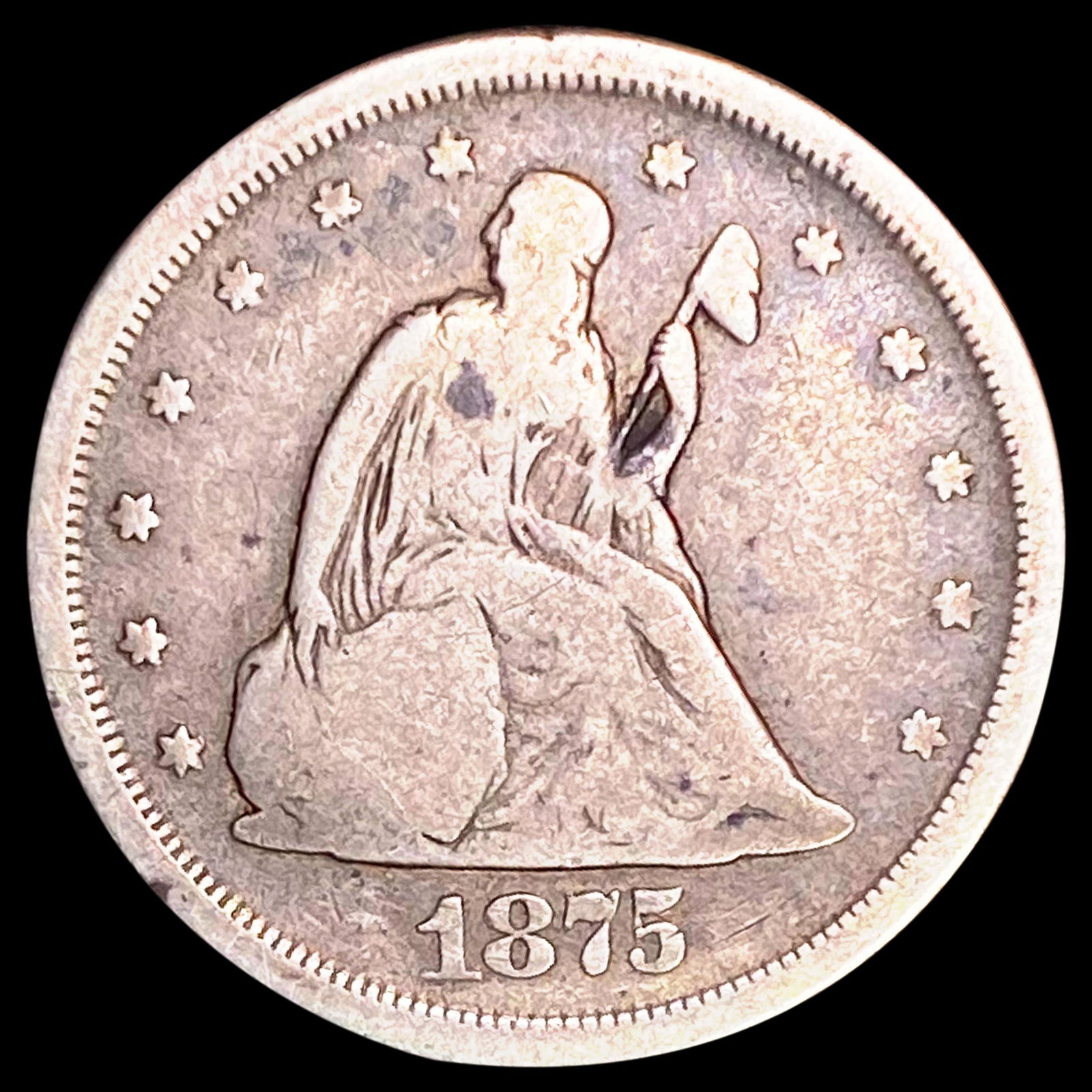 1875-S Twenty Cent Piece NICELY CIRCULATED (1 of 2)