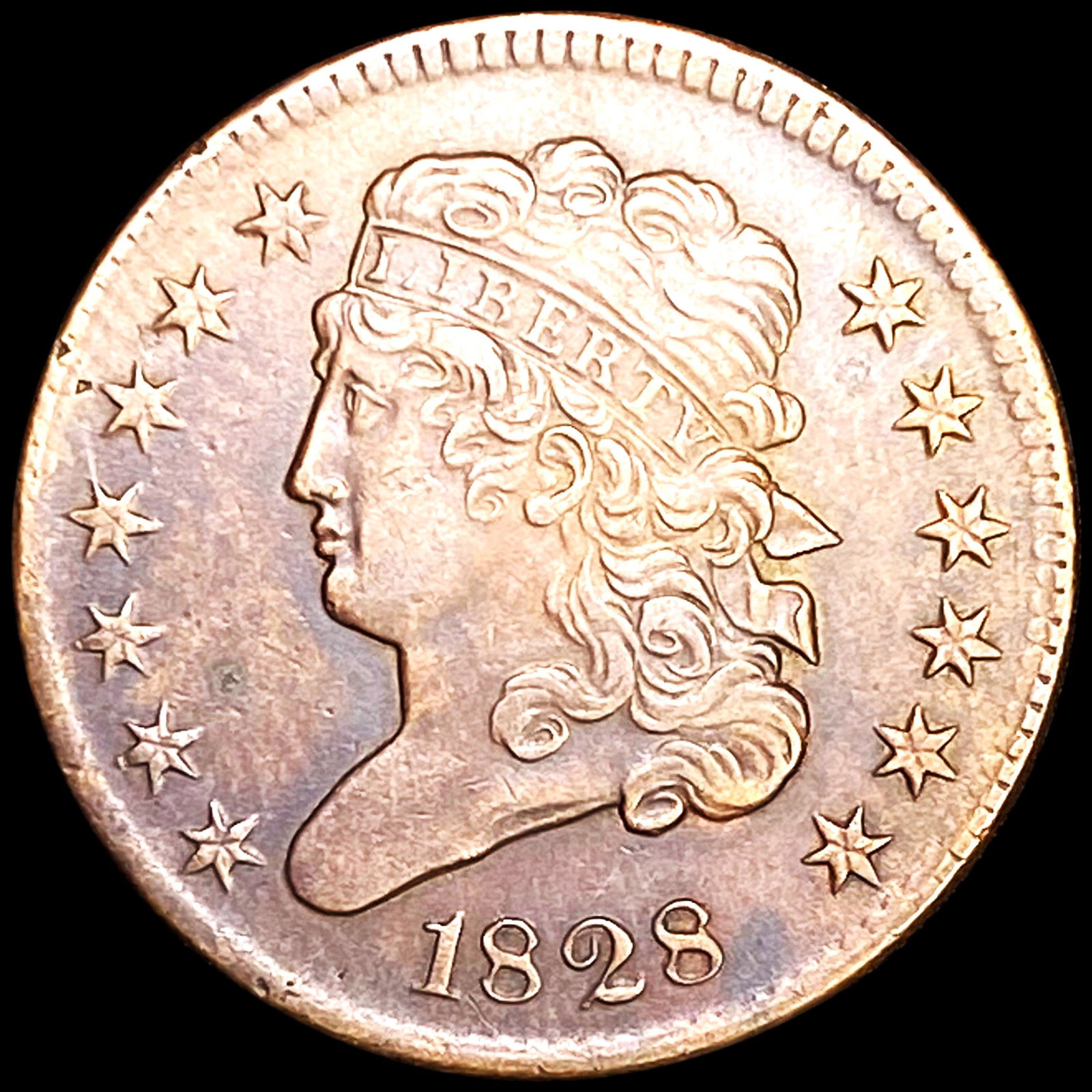 1828 13 Stars Classic Head Half Cent CLOSELY (1 of 2)