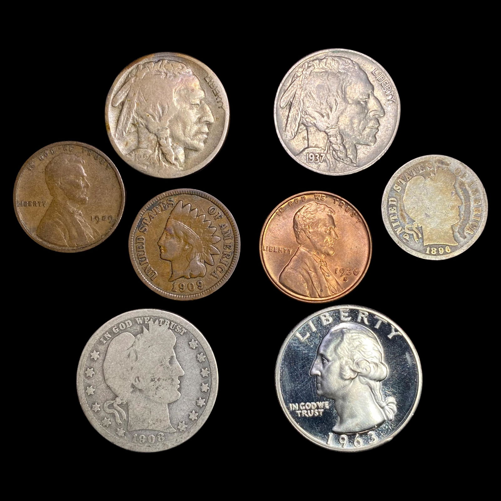 9 Misc Coins LIGHTLY CIRCULATED (1 of 2)