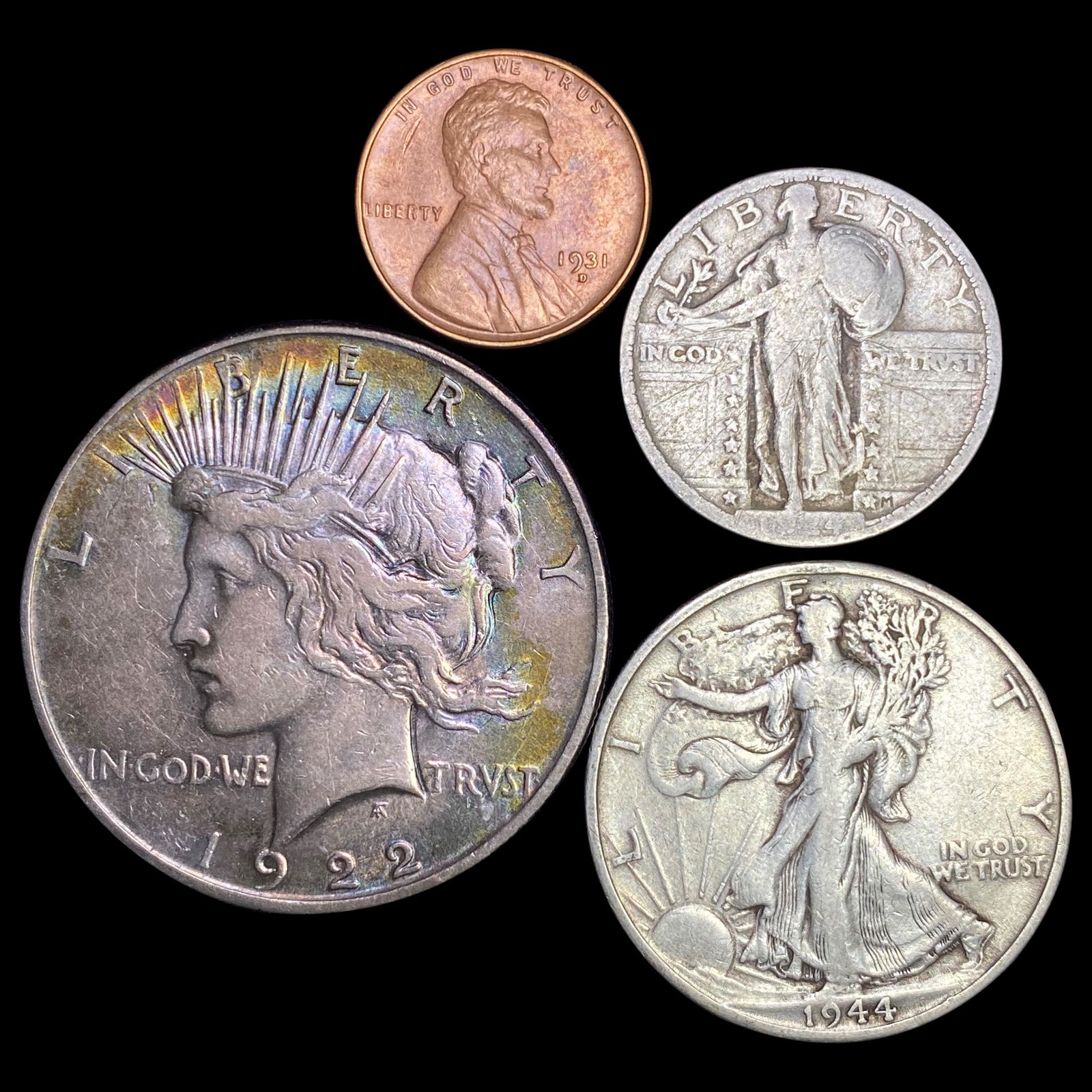 4 Misc Coins ABOUT UNCIRCULATED (1 of 2)