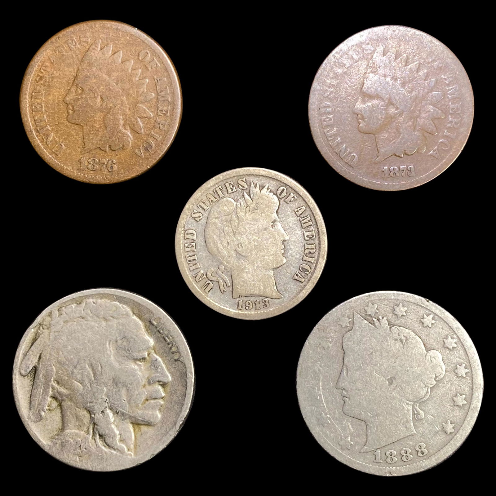 5 Misc Coins LIGHTLY CIRCULATED (1 of 2)