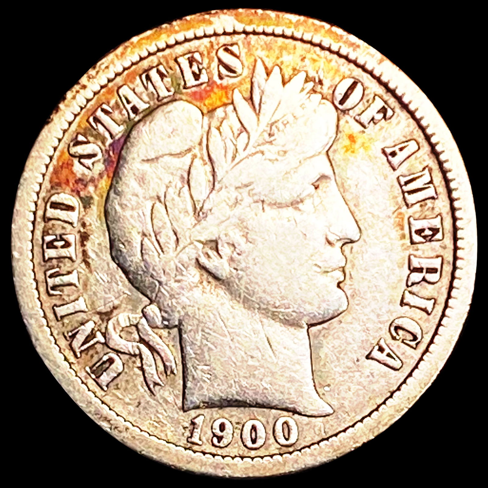 1900-O Barber Dime NICELY CIRCULATED (1 of 2)