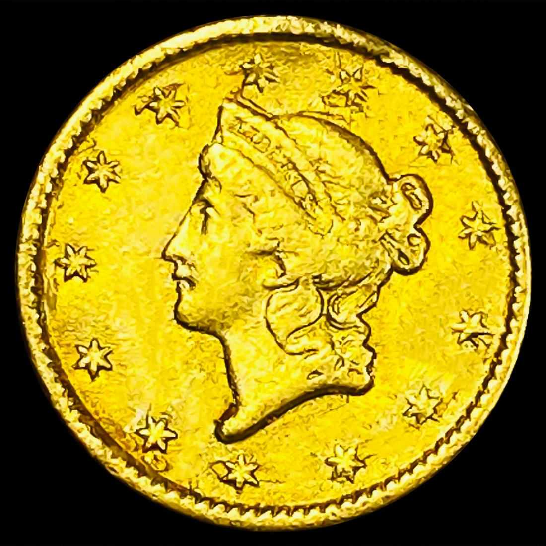 1854 Ty 2 Rare Gold Dollar ABOUT UNCIRCULATED (1 of 2)