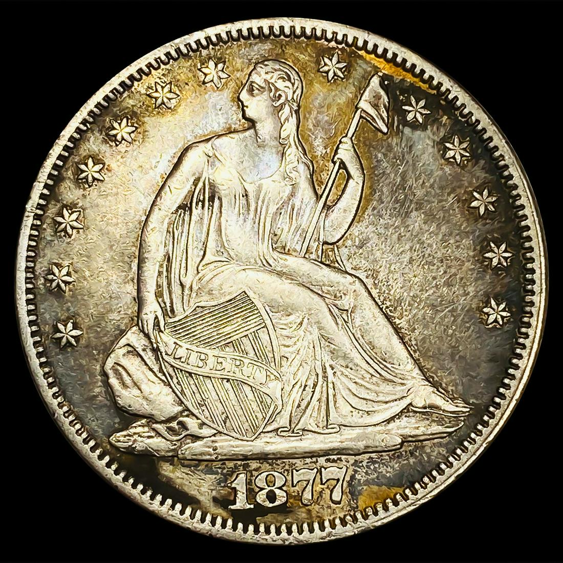 1877 Seated Liberty Half Dollar CHOICE PROOF (1 of 2)