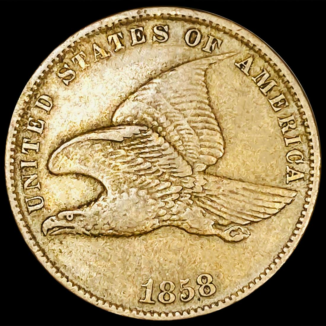 1858 Flying Eagle Cent NICELY CIRCULATED (1 of 2)