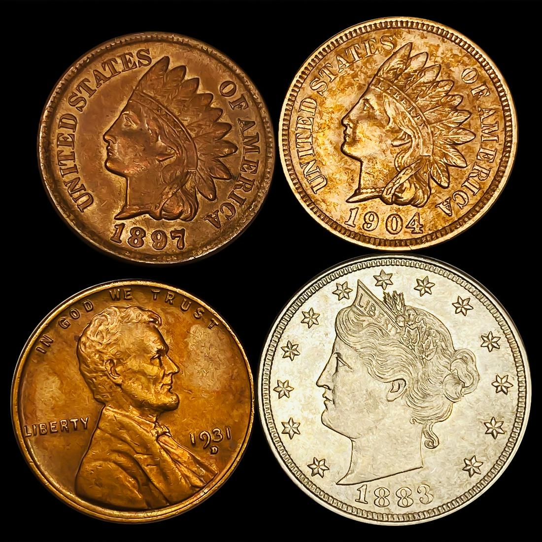 4 Misc Coins UNCIRCULATED (1 of 2)