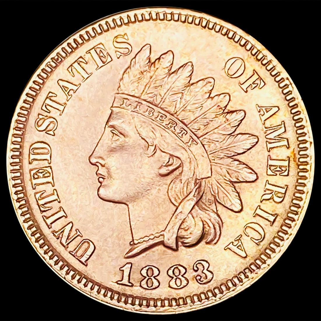 1883 Indian Head Cent CLOSELY UNCIRCULATED (1 of 2)