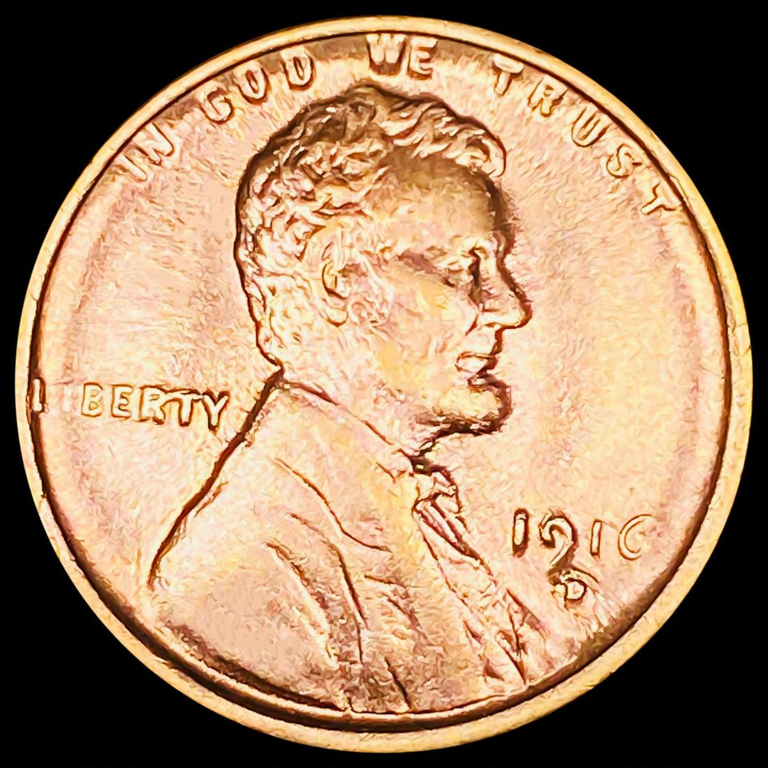 1916-D Wheat Cent GEM BU (1 of 2)