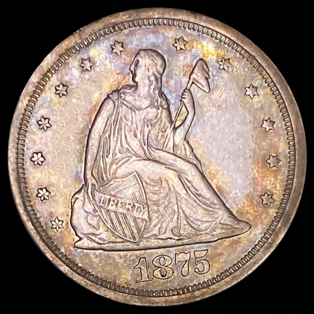 1875-S Twenty Cent Piece CLOSELY UNCIRCULATED (1 of 2)
