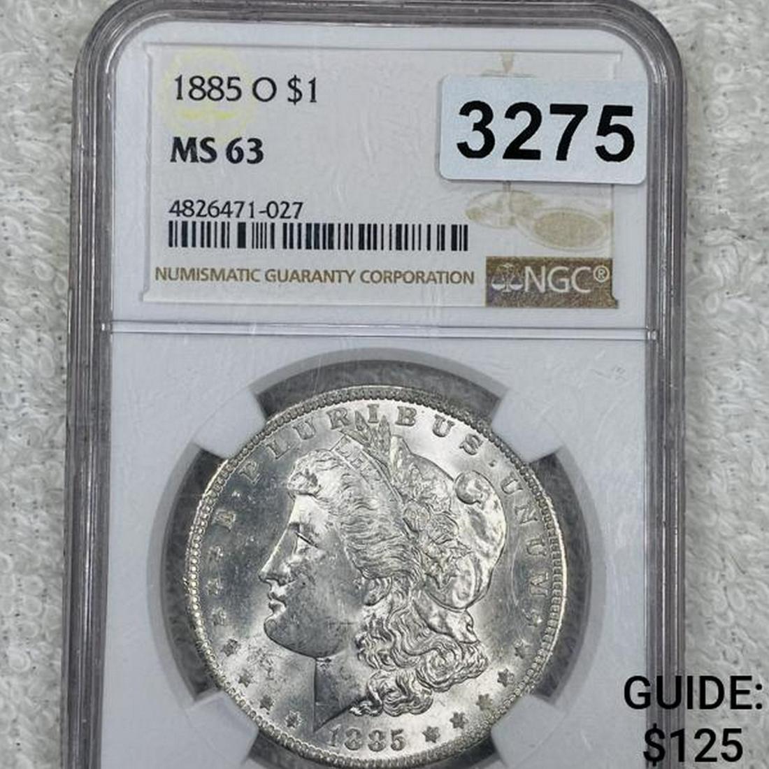 1882-CC Morgan Silver Dollar PCGS - MS65 (1 of 2)