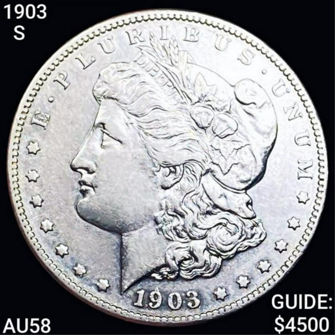 1903-S Morgan Silver Dollar CHOICE AU (1 of 2)