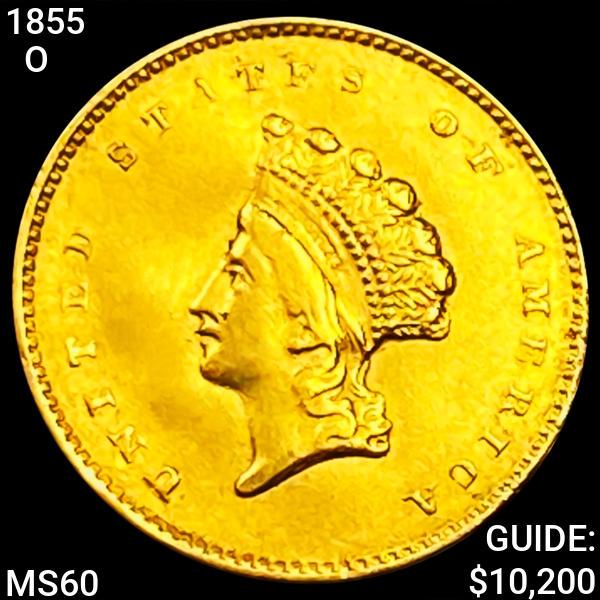 1855-O Rare Gold Dollar UNCIRCULATED (1 of 2)