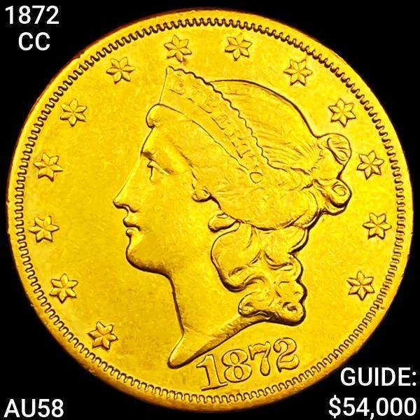 1872-CC $20 Gold Double Eagle CHOICE AU (1 of 2)