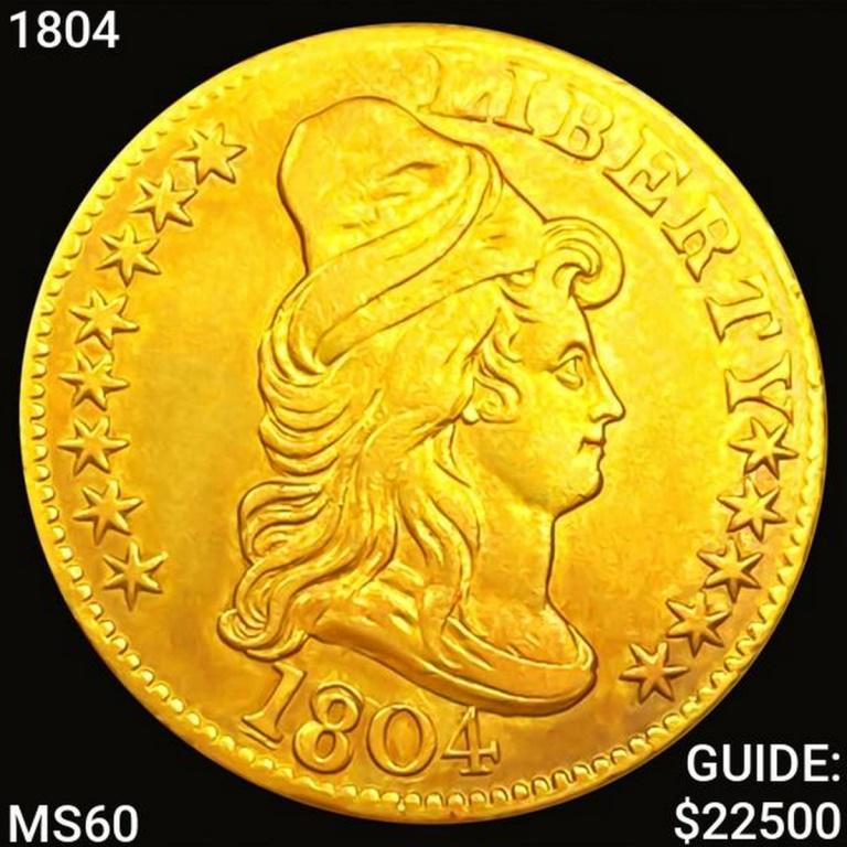 1804 $5 Gold Half Eagle UNCIRCULATED (1 of 2)