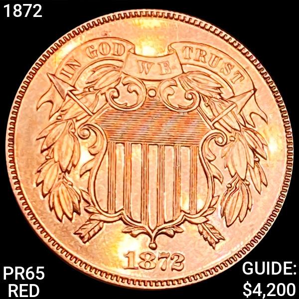 1872 2 Cent Piece GEM PROOF RED (1 of 2)