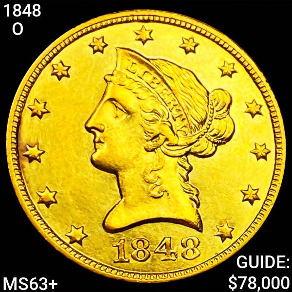 1848-O $10 Gold Eagle CHOICE BU+ (1 of 2)