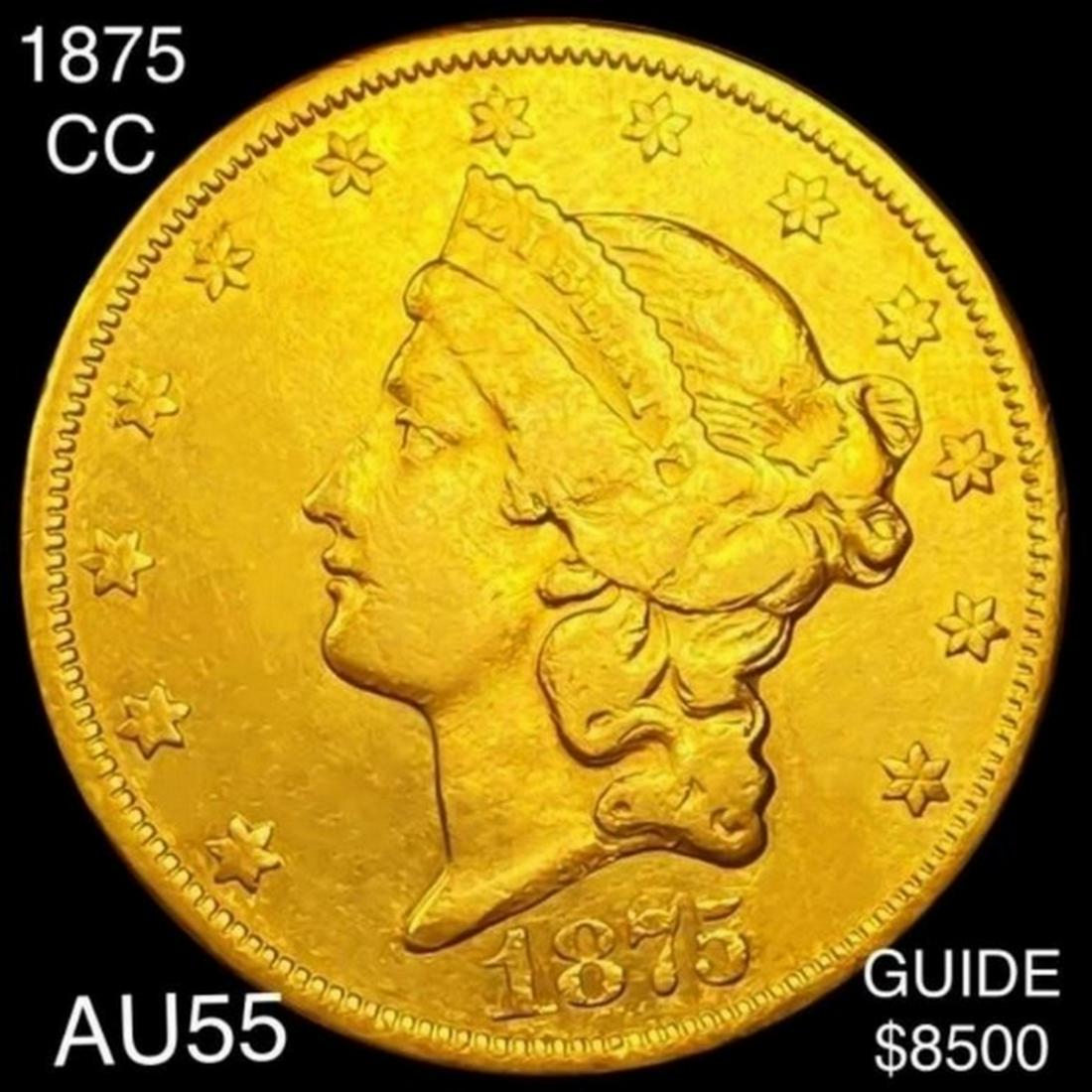 1875-CC $20 Gold Double Eagle CHOICE AU (1 of 2)