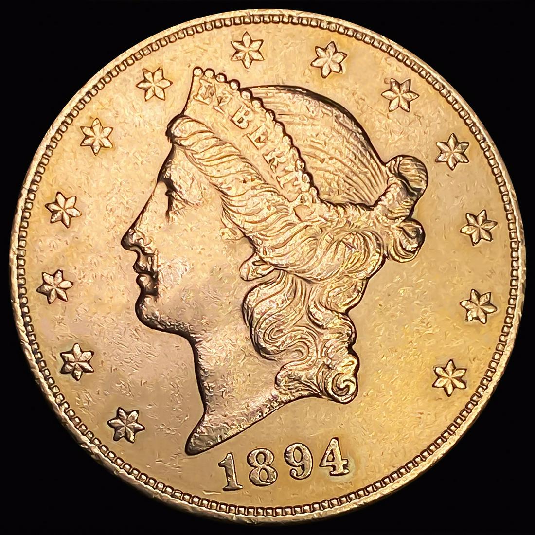 1894-S $20 Gold Double Eagle CLOSELY UNCIRCULATED (1 of 2)