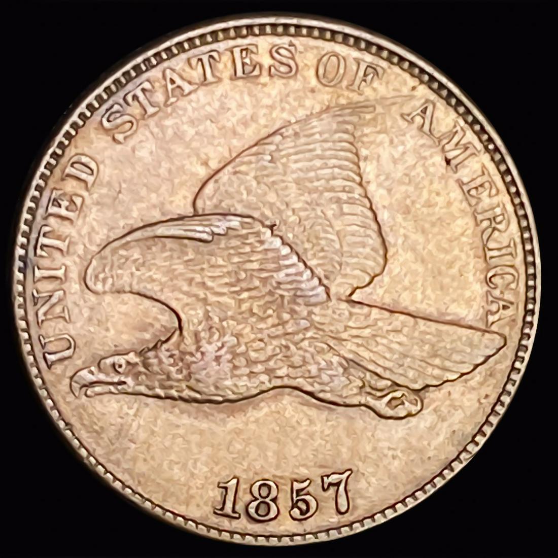1857 Flying Eagle Cent CLOSELY UNCIRCULATED (1 of 2)