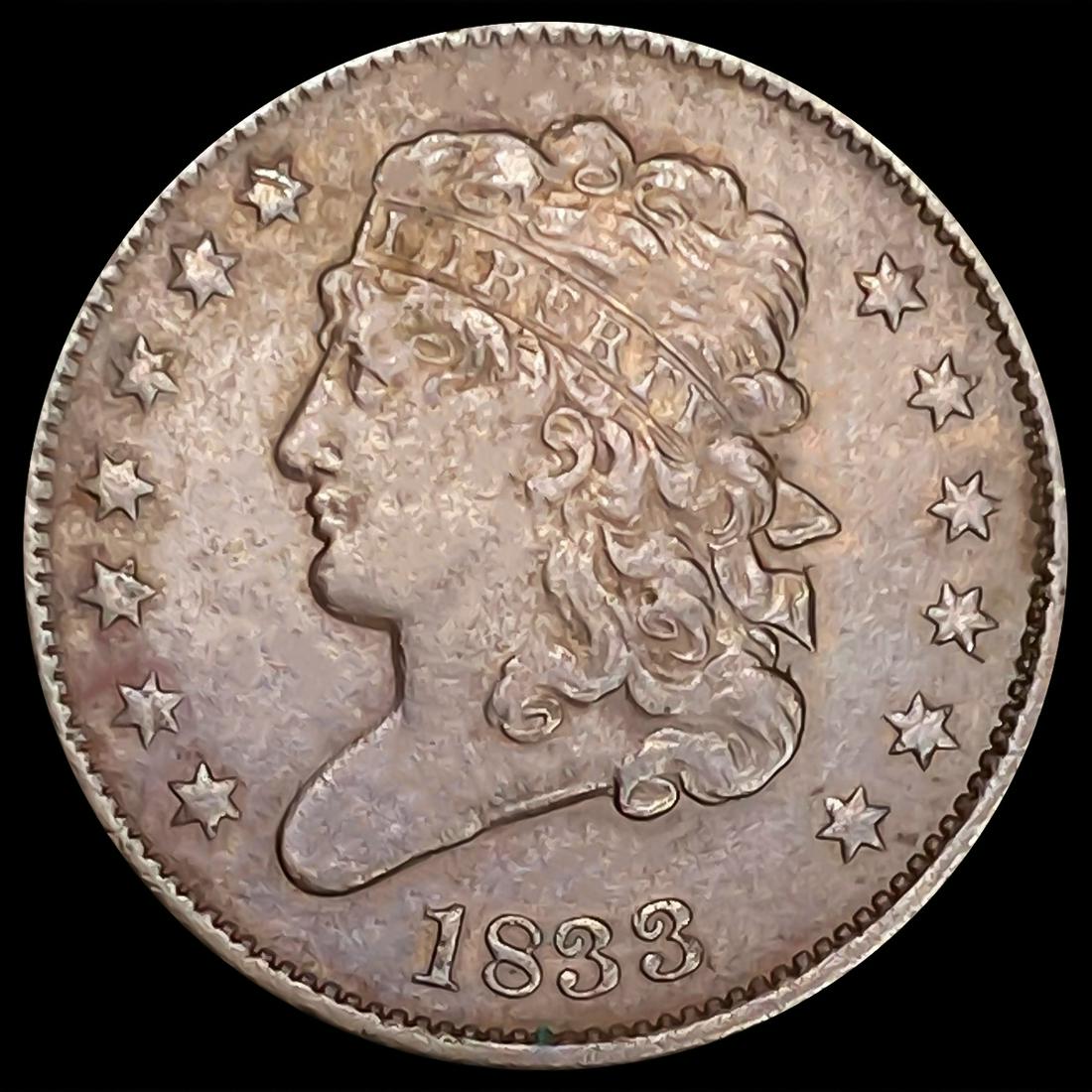 1833 Classic Head Half Cent CLOSELY UNCIRCULATED (1 of 2)
